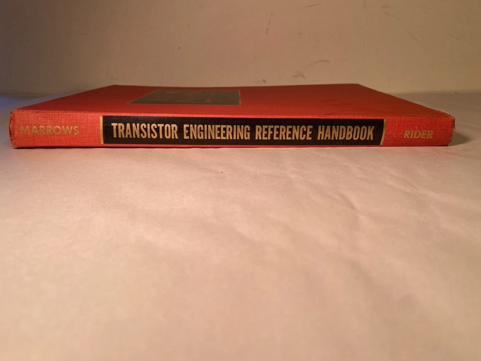 RARE Transistor Engineering Reference Handbook MARROWS 1956 HARDBACK - Image 3 of 4