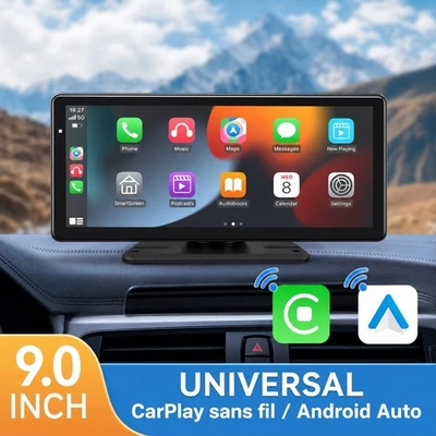 Apple CarPlay / Android Auto Écran 9.0 Pouces + Caméra de Recul - Neuf ✅ - Photo 1/4