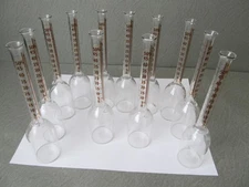 Lot of 12 Kimble Chase KIMAX Babcock Bottles 50% Cream Test  ***Unused-?