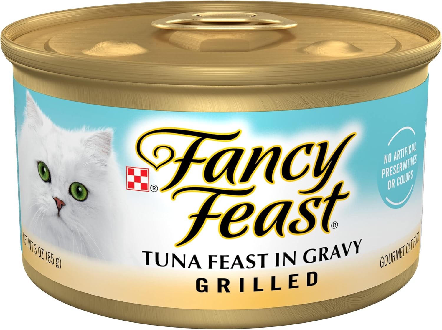 Purina Fancy Feast Grilled Tuna Wet Cat Food 3oz Pack of 24