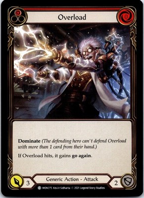 Overload (Red) MON275 Monarch 1st Edition Common Foil NM