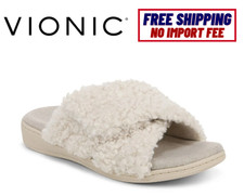 VIONIC Women's Relax II Slippers Medium, No Import Fee