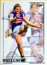 2002 AFL EXCLUSIVE CARD (ALL AUSTRALIAN) - AA22 Nathan BROWN (WESTERN BULLDOGS)