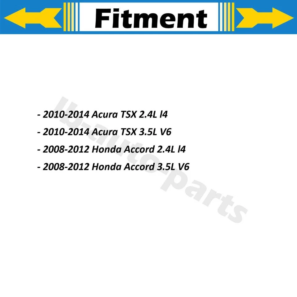 Manguera de freno delantera 2x para Honda Accord 2,4 L 2008-2012 Honda Accord 3,5 L 2008-2012 Foto 2 de 4