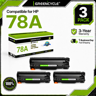 78A CE278A Toner Cartridge Replace for HP LaserJet M1536DNF P1600 P1606DN 3PK