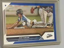 2023 Topps Pro Debut - Jud Fabian #PD-17 Blue Foil /150 (RC)