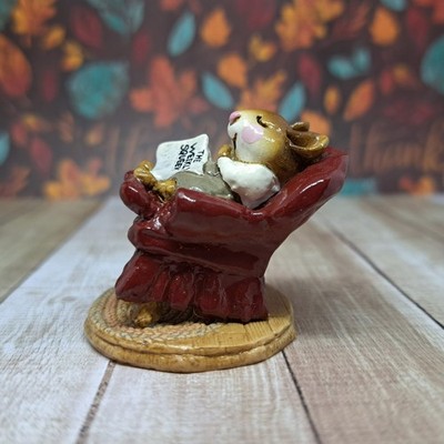 Wee Forest Folk M-159 - Forty Winks (Maroon)