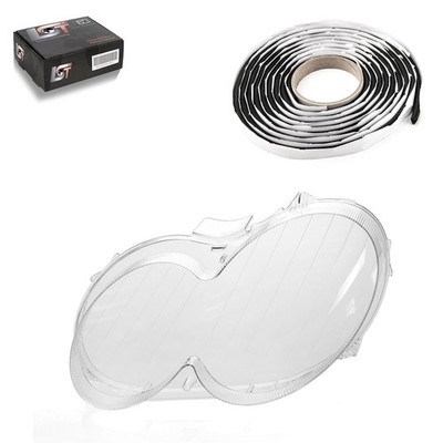 Headlight Glass Left Xenon Halogen For Mercedes CLK Convertible Coupe W209 05-10