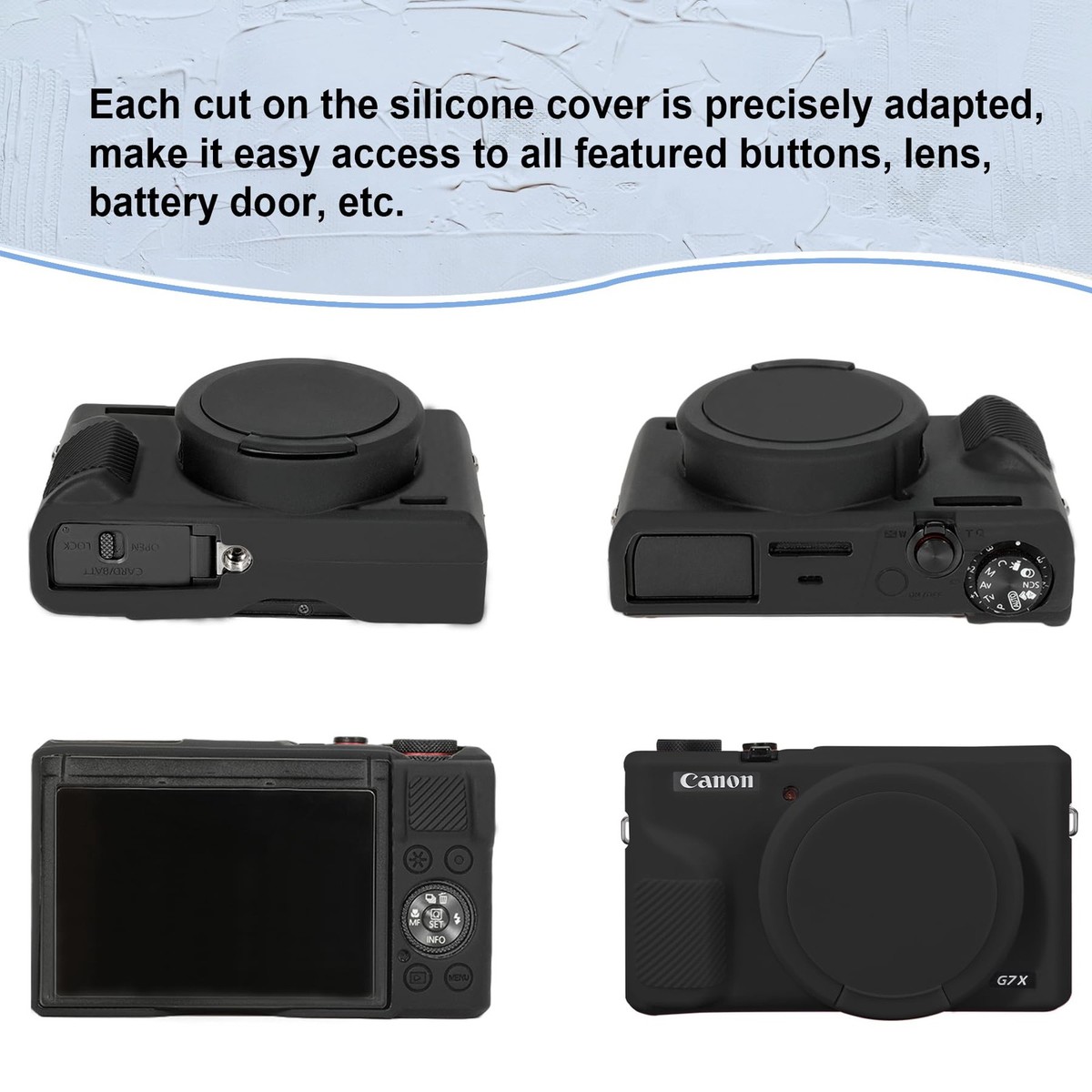 Case for Canon PowerShot G7X Mark III Digital Camera, 1* Hard