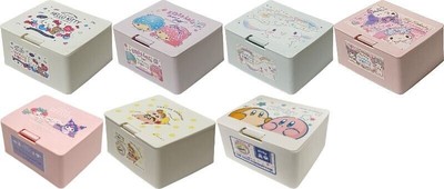 Sanrio, JapanAnime One Push One Touch Open Lid Zubehör Kosmetik Multi Case Box