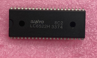 Sanyo LC6522H3374 4-bit microcomputer Integrated Circuit