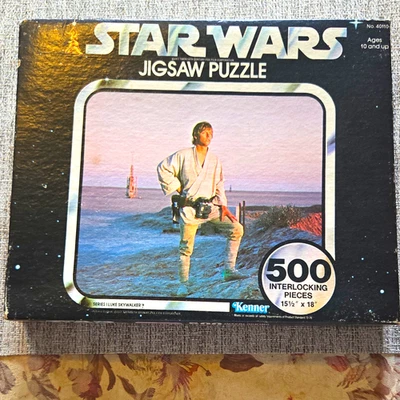 1977 Kenner Star Wars Luke Skywalker 500-Piece Interlocking Jigsaw Puzzle 40110 - Image 1 of 4