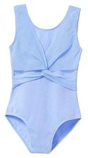 Leotards for Girls Dance Ballet Gymnastics Sleeveless Tank 10-12 Years Blue