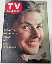 1959 Oct 17-23 TV GUIDE Magazine VG 4.0 Ingrid Bergman / Indiana Edition