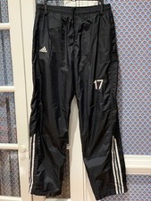 Adidas Women  s M Pull-On Elastic Waist/Drawstring Track Pants Zipper to Knee