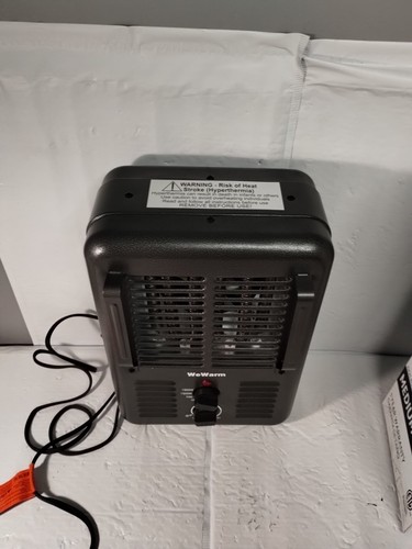 WeWarm Deluxe Milkhouse Utility Heater Fan Black 2 Heat Settings & Fan (C) - Picture 13 of 14