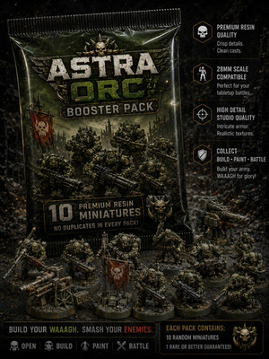 Astra Ork Booster Pack- Premium Resin Miniatures(Loot Crate D20 Roll)