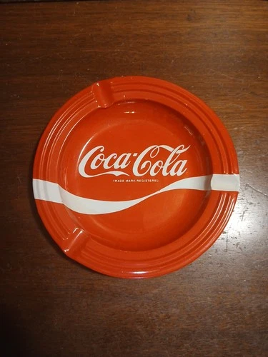 Vintage Coca Cola tin ashtray