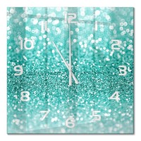 Stilvolle Glas-Wanduhr Glasuhr Aus Glas Kleinigkeiten WeißE Zeiger 60X60 Cm