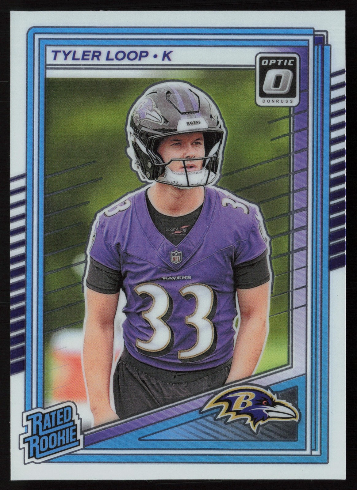 2025 Donruss Optic #227 Tyler Loop Baltimore Ravens