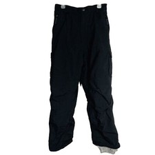 Pantalones de Nieve Turbine Hombres Negros XL Esquí Invierno Carga Utilidad Impermeables Bolsillos Usados en Excelente Condición