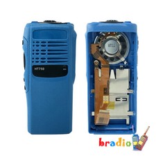 Blue Refurbish Front Housing Case for HT750 Radio Walkie Talkie W/H Speaker