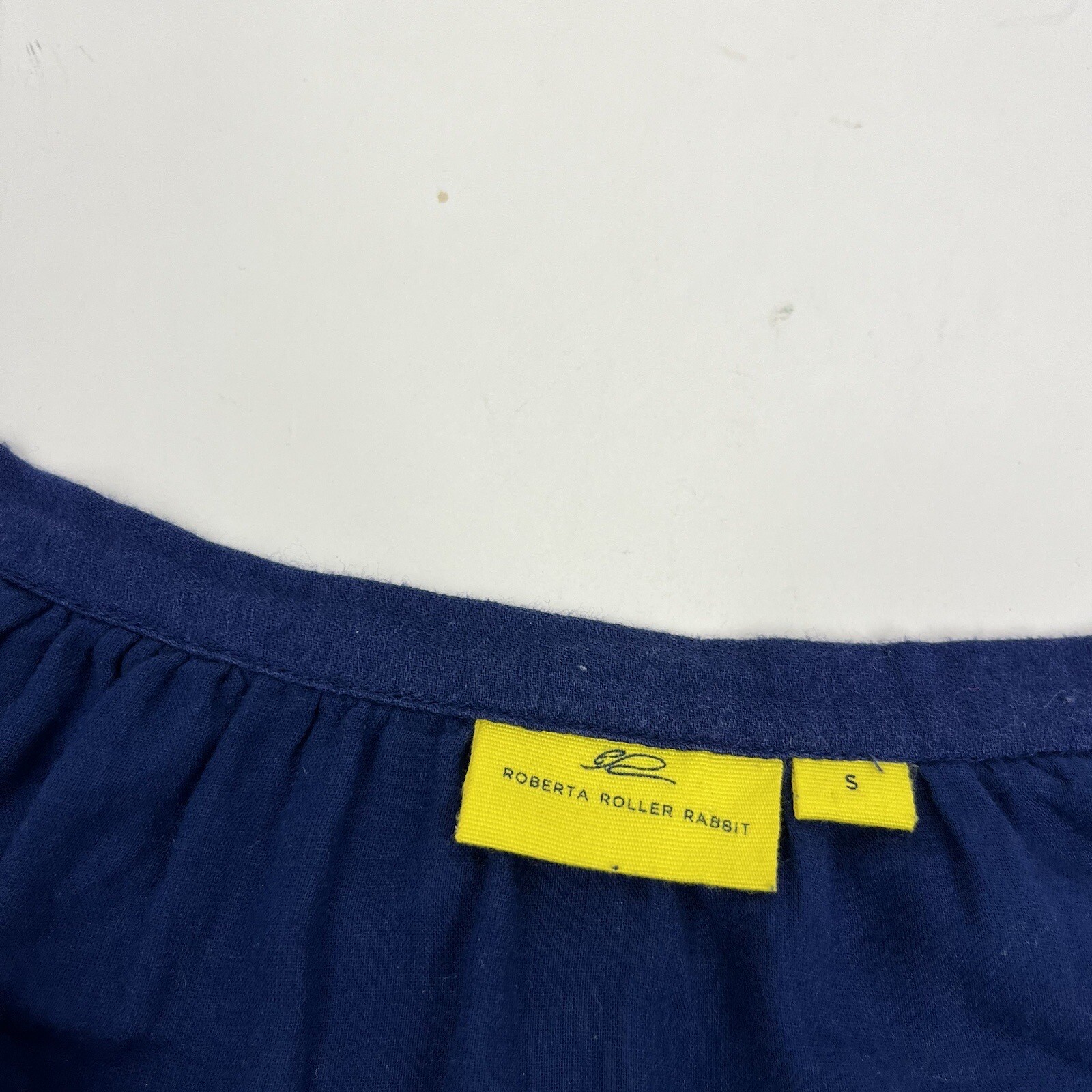 Roberta Roller Rabbit Blue Tunic Pullover Top Siz… - image 4