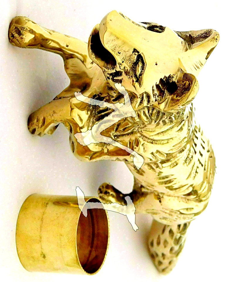 Collectable Handmade Solid Brass FOX Designer wal… - image 7