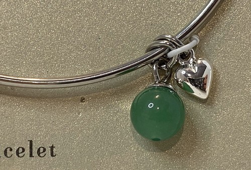 New Baby Expandable Charm Bracelet Footprints Heart Family Grandmother Gift - Picture 3 of 5