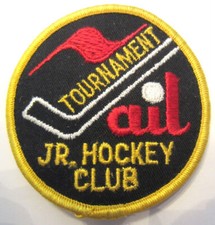 Ail Jr. Hockey Club Tournament Uniform Patch Black Version