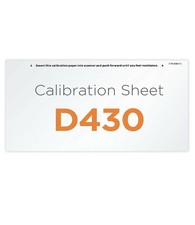 Plustek Calibration Control Sheet - for D430 ...