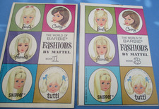 Barbie Doll World of Barbie Fashion Catalog Booklet Lot HTF 1966