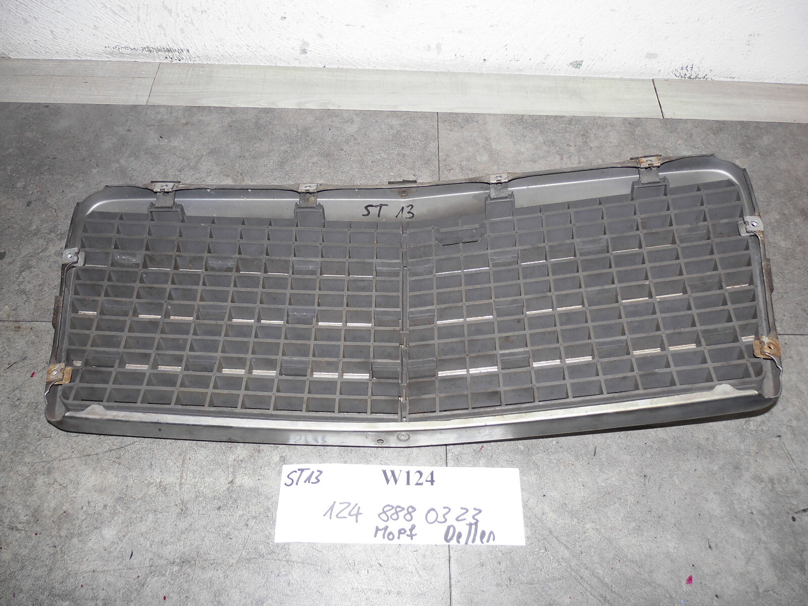 Frontgrill Für Mercedes W124 - Chrom Kühlergrill 06/93-95 Facelift Modell