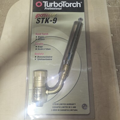 Chalumeau Manuel TurboTorch STK-9 Double Carburant - Allumage Automatique, Puissant Et Portable