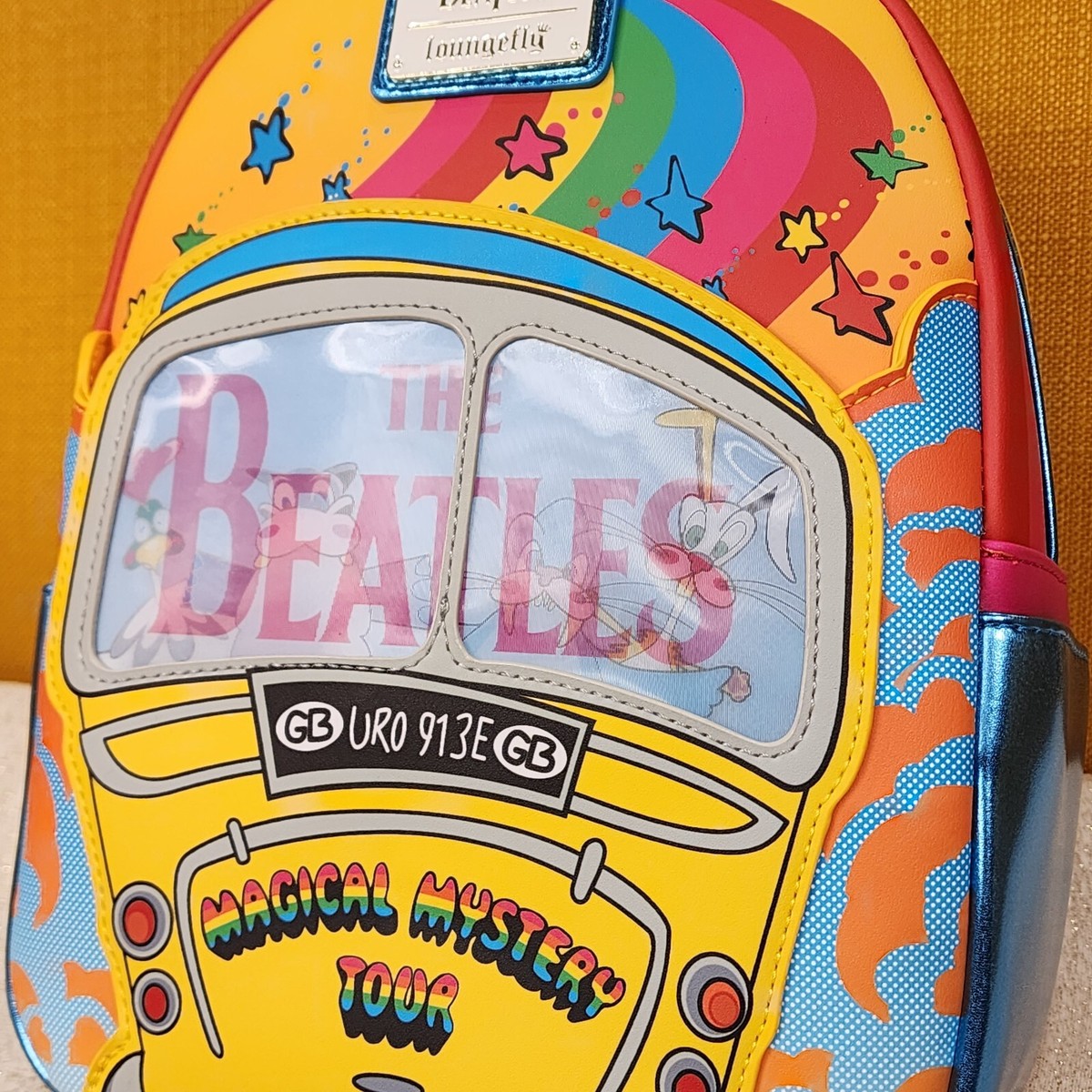 Loungefly the Beatles Magical Mystery Tour Bus Lenticular