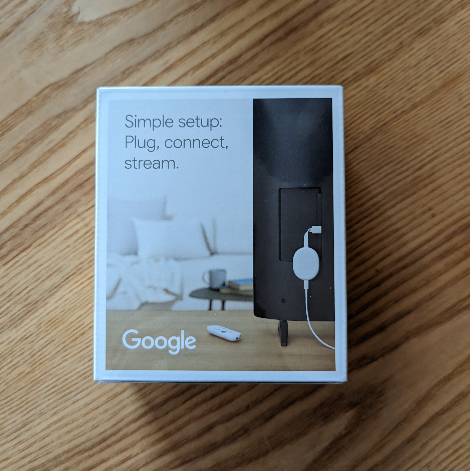 Brand New Google Chromecast with Google TV & Voice Remote HD eBay
