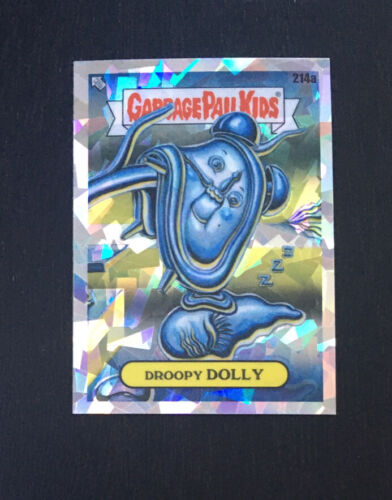 2022 Topps Garbage Pail Kids Chrome Droopy Dolly 214a Atomic Refractor Card - Picture 1 of 2