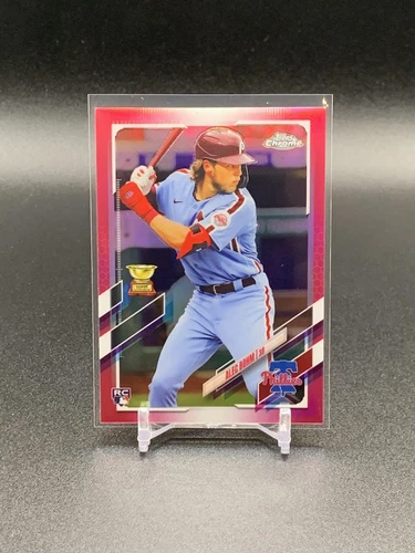 2021 Topps Chrome Alec Bohm 119 RC Magenta Refractor /399 Philadelphia Phillies