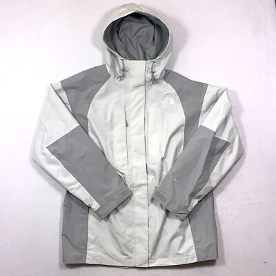 The North Face Jacket Womens L White Gray 2000 Mountain EUC 