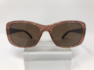 Banana Moon Sunglasses 57-17-141 BM Col.1 Cat.3 Brown Clear Marble Silver E136