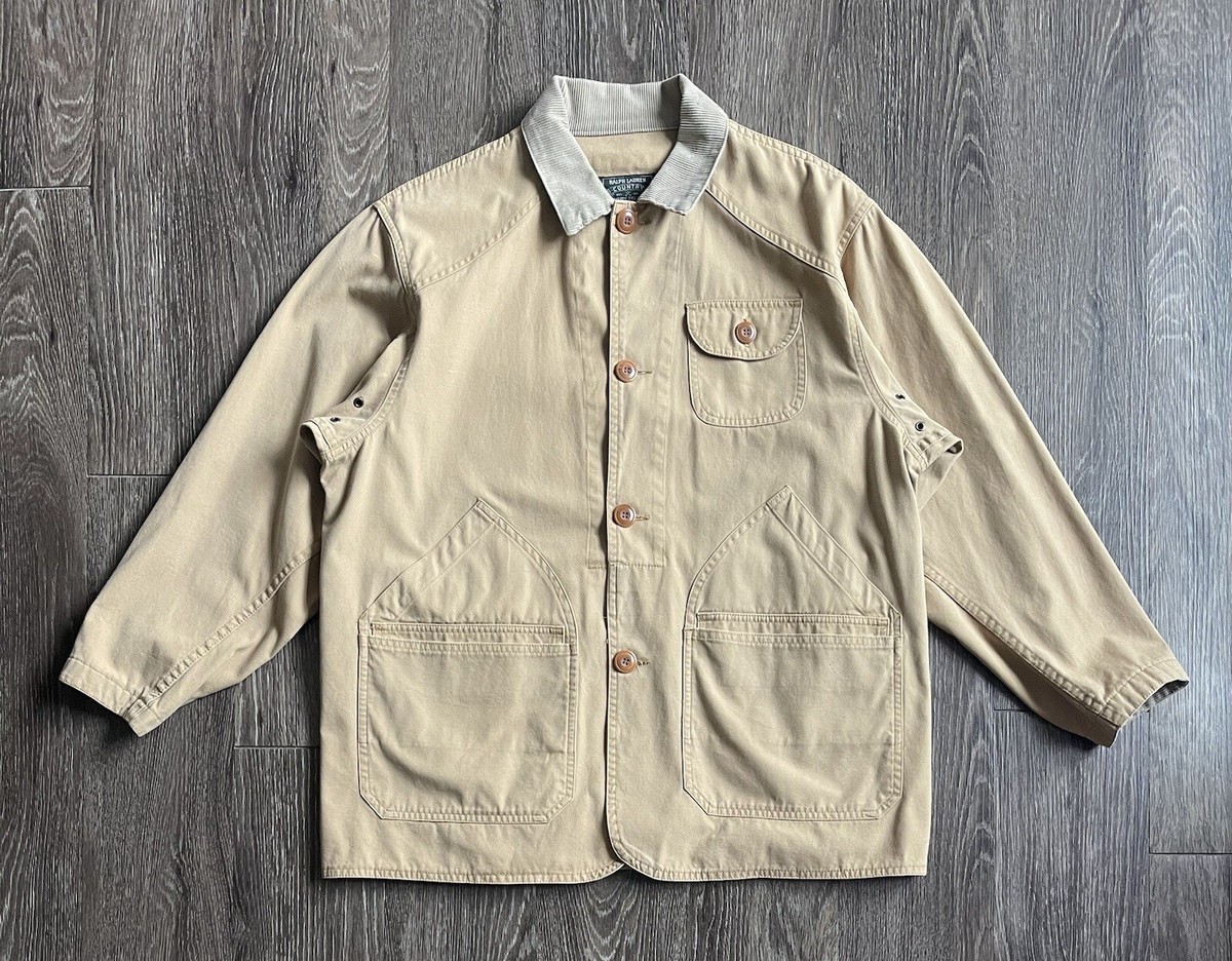 Vintage 90s Ralph Lauren Polo Country Hunting Jacket L Eagle Vintage 90s Ralph Lauren Polo Country Hunting Jacket L Eagle