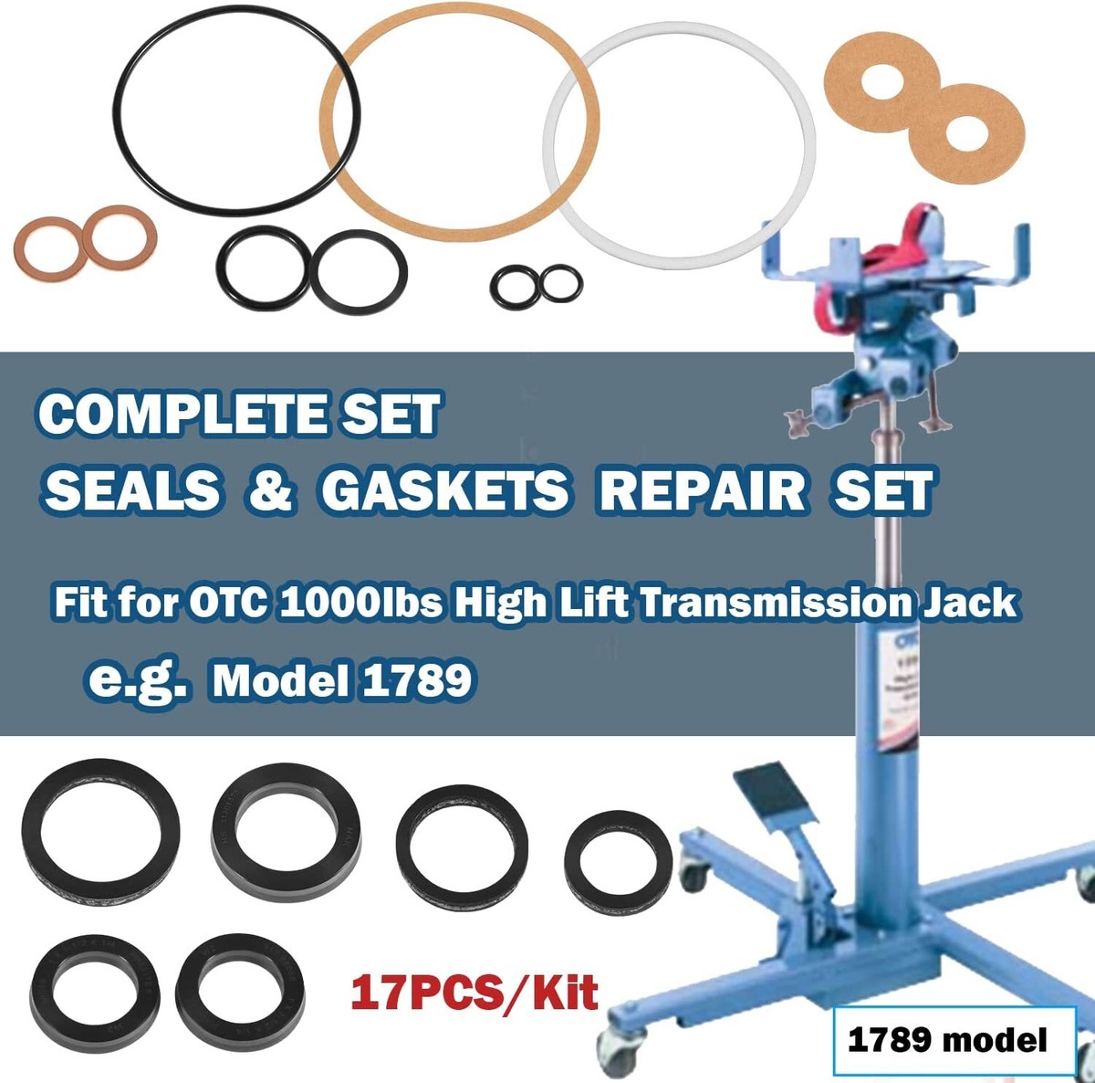 Hydraulic Floor Jack Seal Replacement Repair Kit for OTC