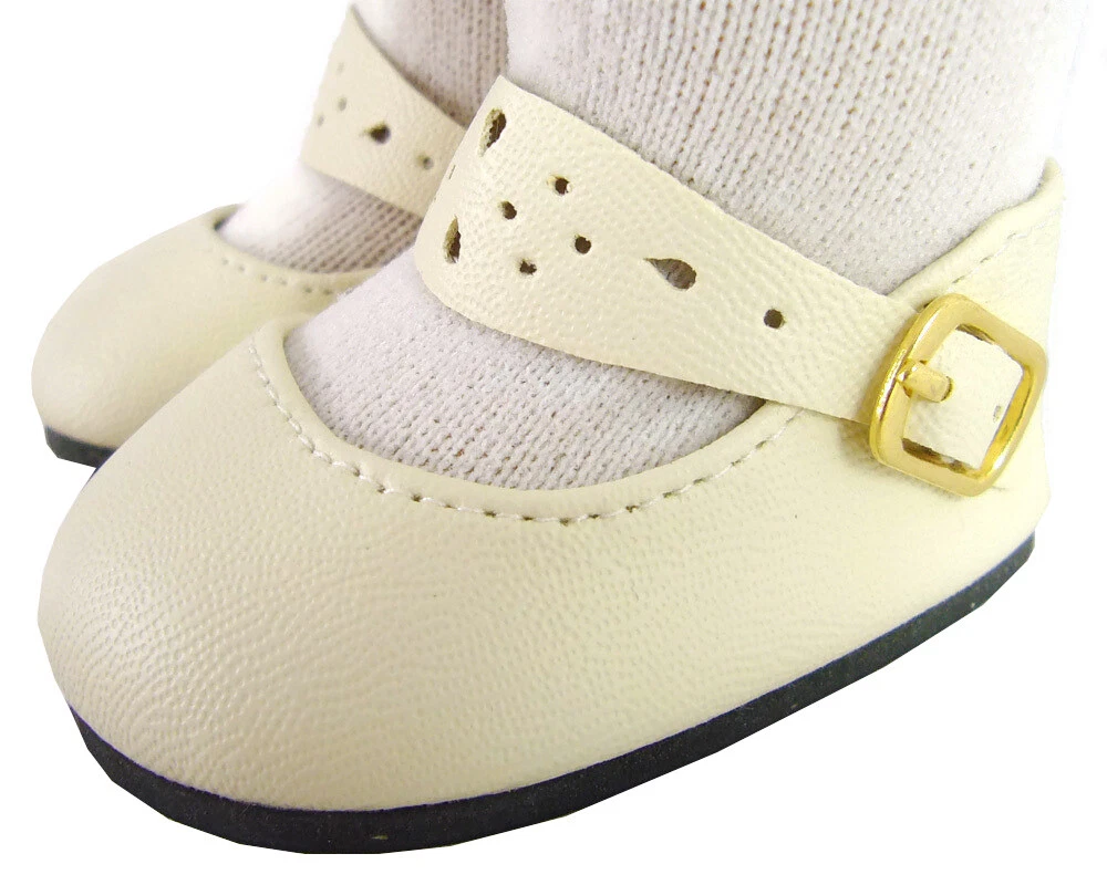 Light Cream Dress Shoes made for 18