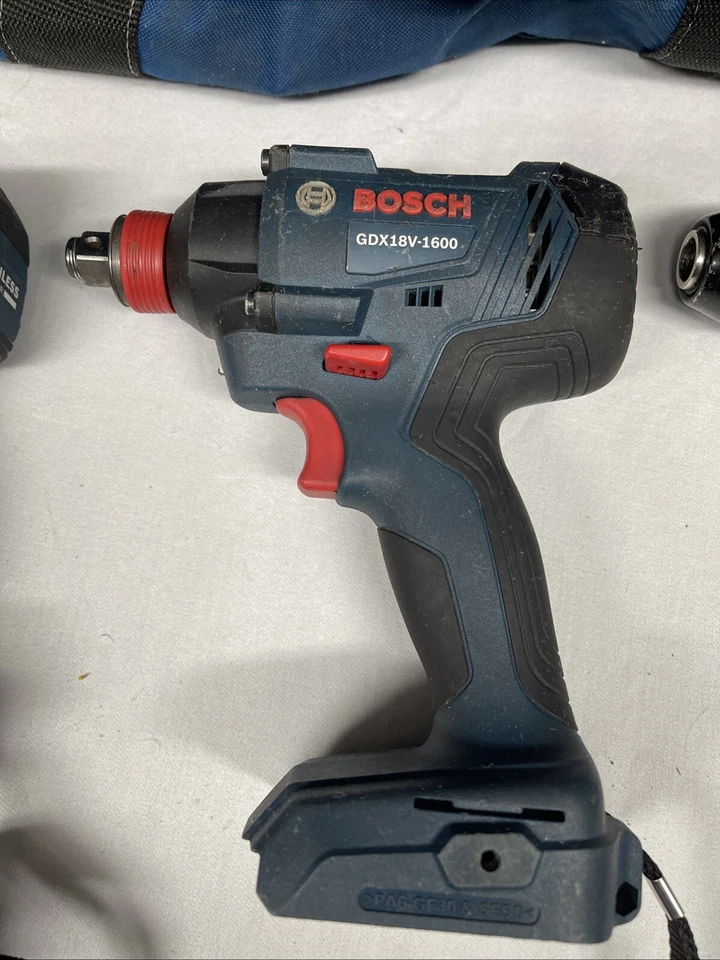 Bosch GDX18v-1800, Bosch GDX18v-1600, Bosch DDS181A, 2 Baterías, Cargador y Bolsa Foto 3 de 4