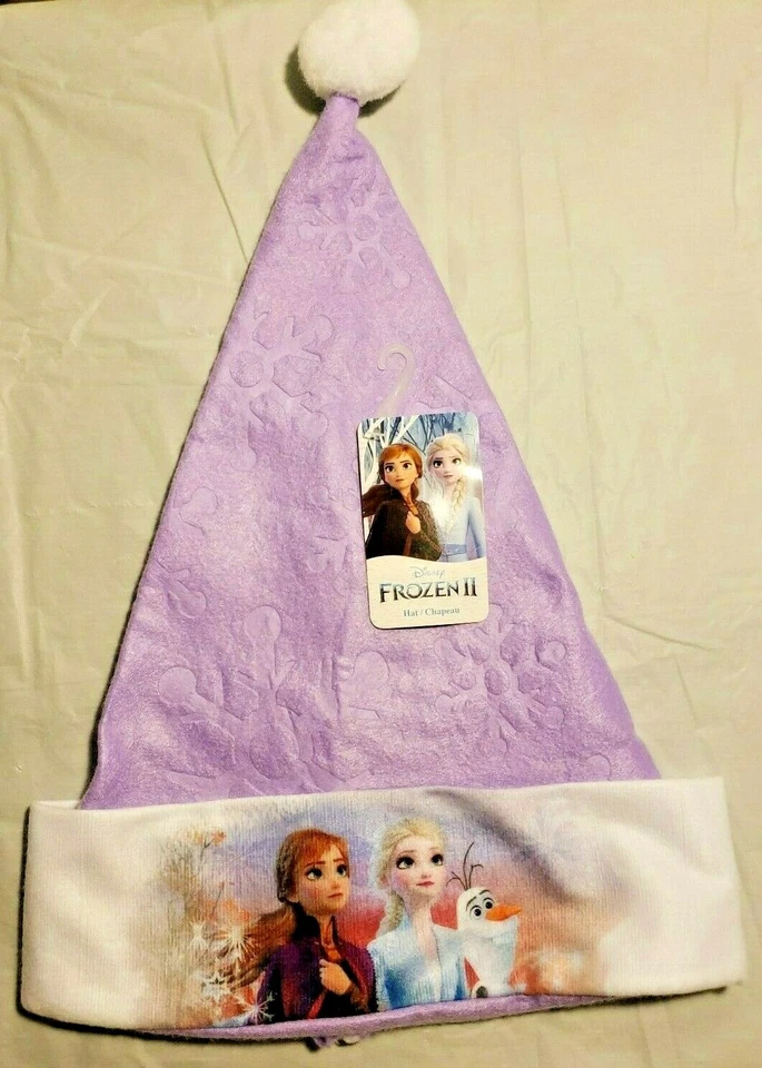 Nuevo Sombrero de Papá Noel Disney Frozen 2 y Medias de Navidad Elsa y Anna  Foto 4 de 4