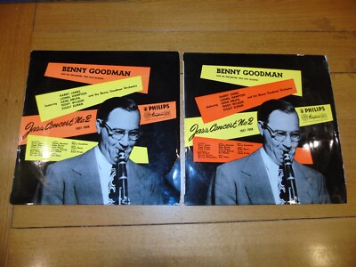 BENNY GOODMAN - Complete 1937-38 Jazz Concert No. 2 - 1952 Double Vinyl LP