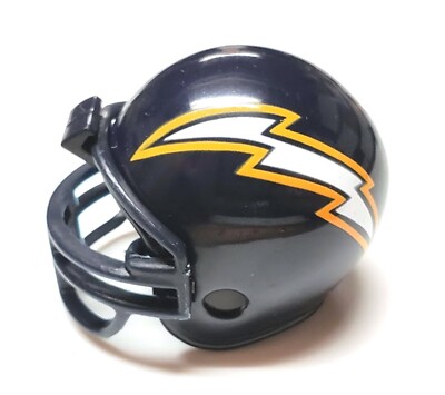 SAN DIEGO CHARGERS NFL HELMET 2" ROUND MINI V3 GUMBALL 2000's SEALED IN ...