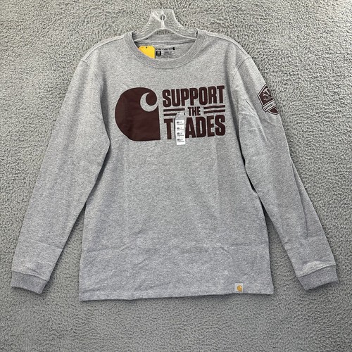 Carhartt Loose Fit Heavyweight Long Sleeve T Shirt Skills USA Graphic Women's XS
