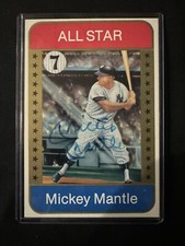 Mickey Mantle Autographed Signed All Star Jumbo Card JSA LOA 🔥🔥