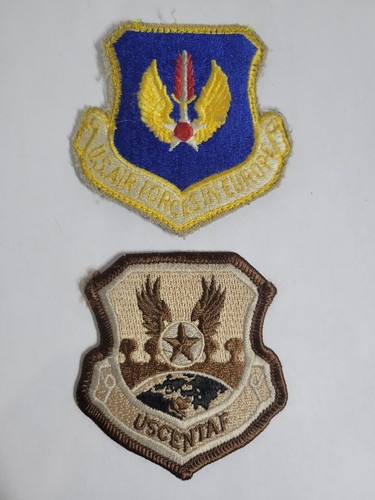 Military Patch USAF USCENTAF & U.S. Air Forces In Europe Patch Lot 2